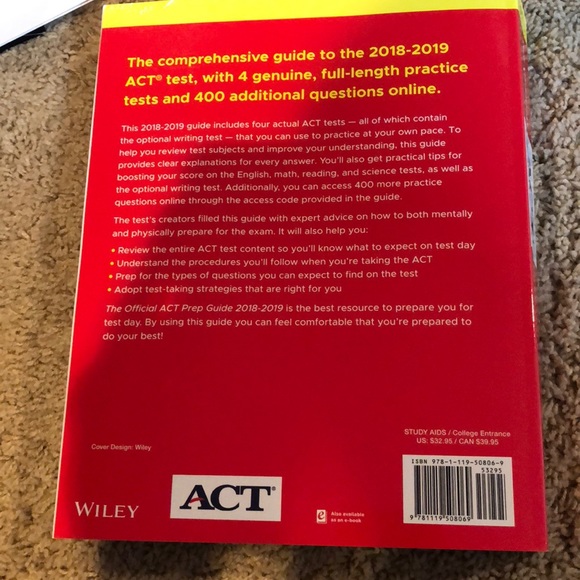 ACT Prep guide book - Picture 4 of 4